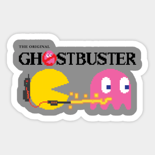 Pac Buster - Pinky - Black text Sticker